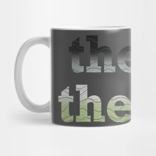 Agender They Them Waves Mug